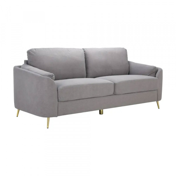 42520 GARNET FABRIC SOFA 3/S GY, 201X88X89CM