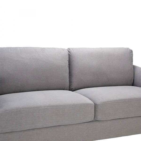42520 GARNET FABRIC SOFA 3/S GY, 201X88X89CM