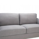 42520 GARNET FABRIC SOFA 3/S GY, 201X88X89CM