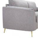 42520 GARNET FABRIC SOFA 3/S GY, 201X88X89CM