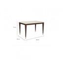 42510 PERSEO MARBLE DINING TABLE 120CM WT, 120X80X75CM