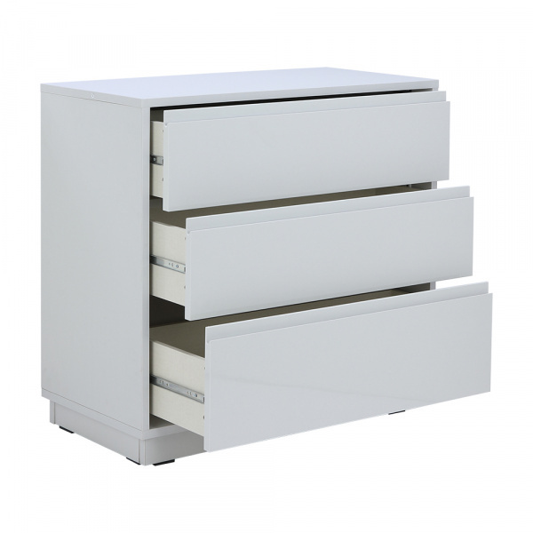 42300 HAZE CHEST 3 DRAWERS 80CM LGY 80X39.7X75CM