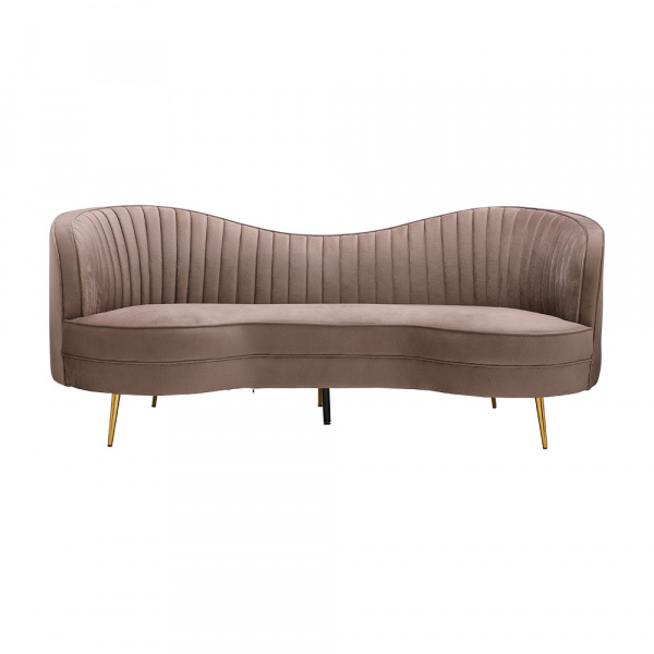 42539 JOHANNES FABRIC SOFA 3/S BN, 214X19X84CM