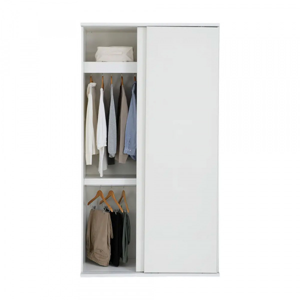 42470 MAXI WARDROBE WOOD SLIDE 120CM WT #01 120X65X220CM