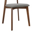 42523 MICHELL/L WOOD DINING SET (1T+4C) TK/GY, 110X126X73.5CM