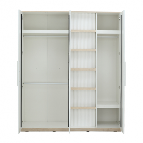 42530 MINIMAL WARDROBE 4DR WT/LO15, 180X59.7X21