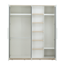 42530 MINIMAL WARDROBE 4DR WT/LO15, 180X59.7X21
