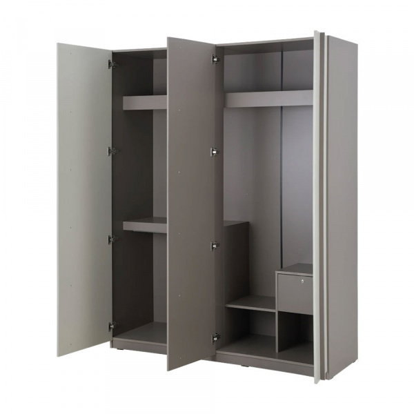 42463 MUNICH 4 DOOR WARDROBE OT/SS 160X61.3X210CM