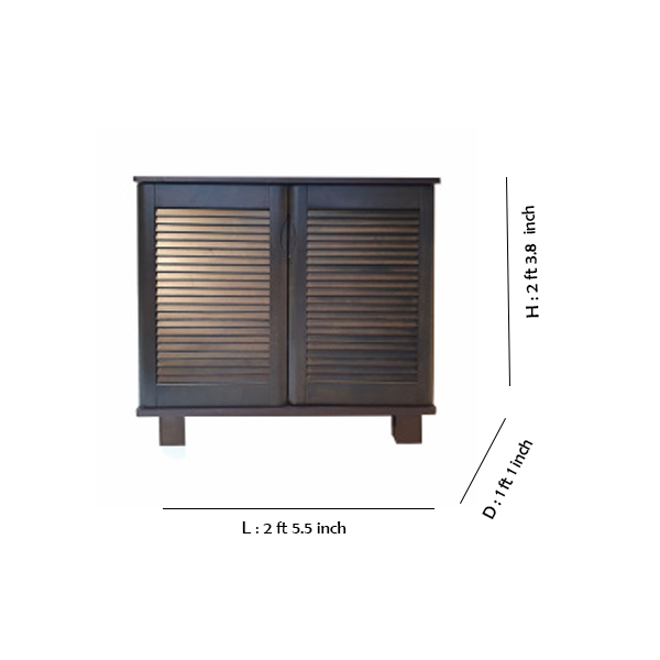 31179 SHOE RACK 2 DOOR VTF 22(S/PL) 690X740X330MM