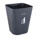 42416 BIN BIN SQUARE TRASH CAN 5.5 L 19X19X23.5 CM BK