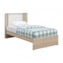 42544 VARA BED 3.5FT L015/WT, 118.2X207X110CM