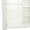 42508 VASIM 2 DOOR WARDROBE WT, 100 X 58.6 X 200CM