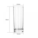 31338 WILMAX LONG DRING GLASS 13FL OZ 390ML 6X48CT WL-888024/6A