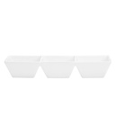 21480 SAUCE DISH 3 COMPARTMENT 18.5 CM # 03805 (WHITEWARE)