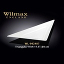 30146 WILMAX TRIANGULAR DISH 25.5"/39CM 3X18CTN WL-992407
