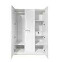 39277 Wardrobe 3Door  BS-1200A White