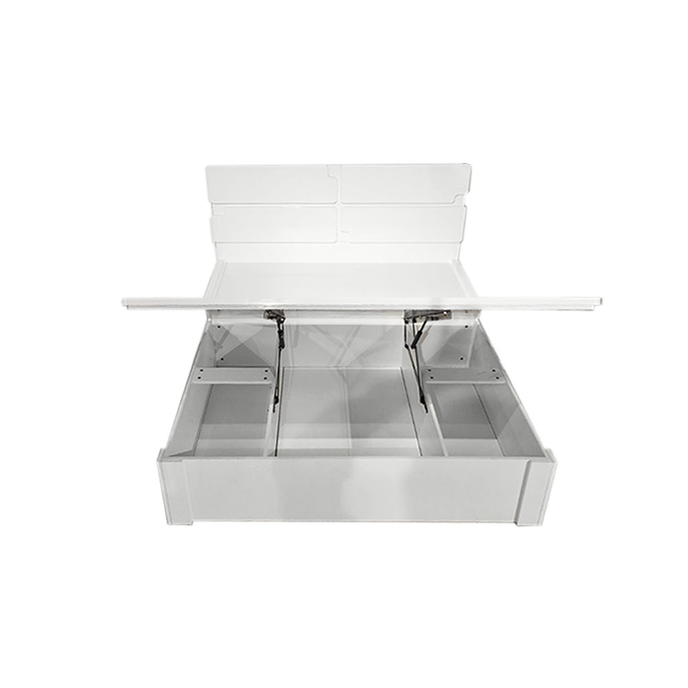 39310 STORAGE BED HYDRAULIC SIZE: 60" x 75" BS-1335B WHITE