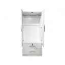 39239 WARDROBE 2 DOOR 2 DRAWER WHITE VTF PT08H (PU) 