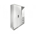 39273 Wardrobe 2 Door 3 Drawer Cum Dresser GV AD2D3WD 