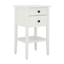 42534 SANTORINI NIGHT TABLE WT, 41X35X65CM