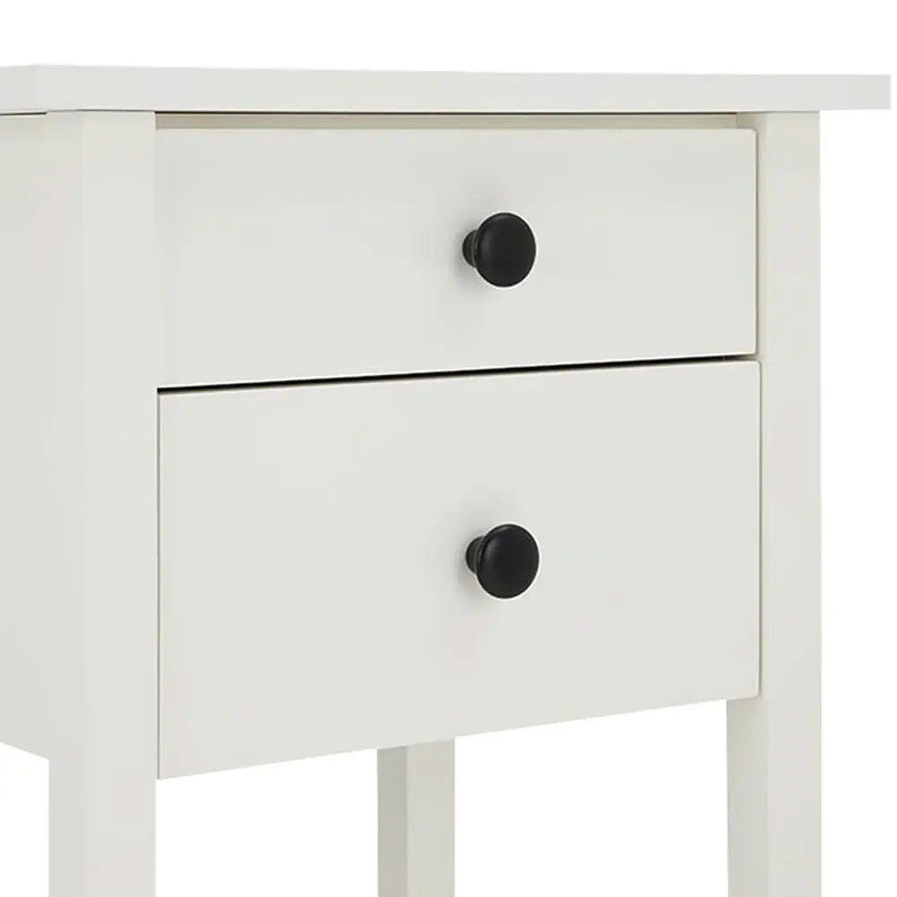 42534 SANTORINI NIGHT TABLE WT, 41X35X65CM