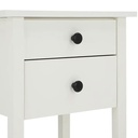 42534 SANTORINI NIGHT TABLE WT, 41X35X65CM