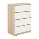 40405 VOW-P CHEST OF 4 DRAWERS LO15/WT 