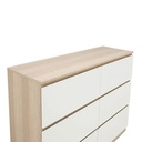 40404 VOW-P CHEST OF 6 DRAWERS LO15/WT 
