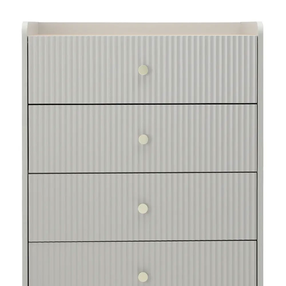 40406 SEOUL CHEST OF 5 DRAWERS70 CM GY 