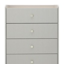 40406 SEOUL CHEST OF 5 DRAWERS70 CM GY 
