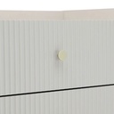 40406 SEOUL CHEST OF 5 DRAWERS70 CM GY 