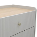 40406 SEOUL CHEST OF 5 DRAWERS70 CM GY 