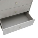 40406 SEOUL CHEST OF 5 DRAWERS70 CM GY 