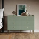 40409 SEOUL CHEST OF 6 DRAWERS 120 CM GN 