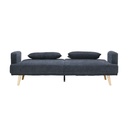 40418 HANA FABRIC SOFA BED 3 S DGY 