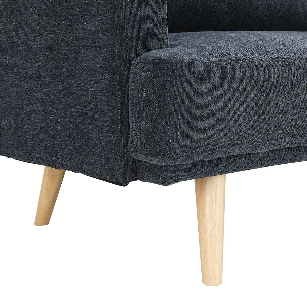 40418 HANA FABRIC SOFA BED 3 S DGY 