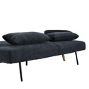 40418 HANA FABRIC SOFA BED 3 S DGY 