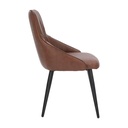 40388 TOVE DINING CHAIR BK/BN 