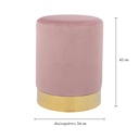 61201 LYNN FABRIC STOOL PK                    