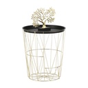 61174 LIMA SIDE TABLE GD/BK                   