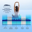 36525 DUROFLEX MATTRESS LIVEIN ORTHOPEDIC MEMORY FOAM 75"X60"X8"