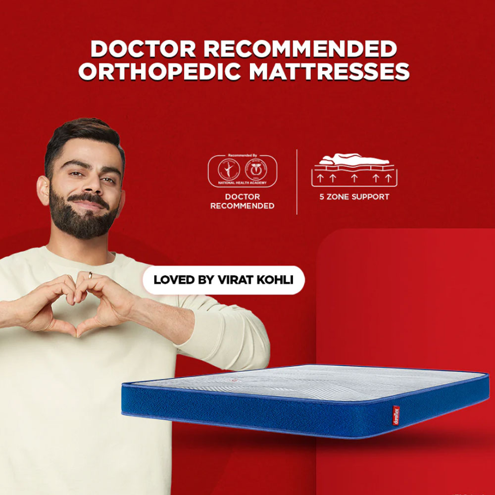 36525 DUROFLEX MATTRESS LIVEIN ORTHOPEDIC MEMORY FOAM 75"X60"X8"