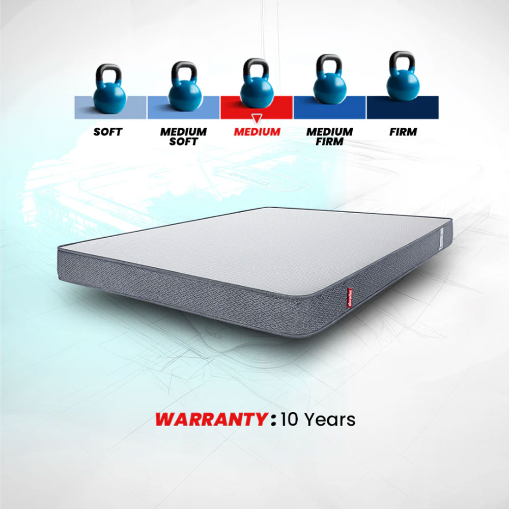 61227 DUROFLEX MATTRESS LIVEIN MEMORY FOAM 78"X42"X8" 