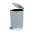66503 FIORA STEP BIN 5L GY/WT 