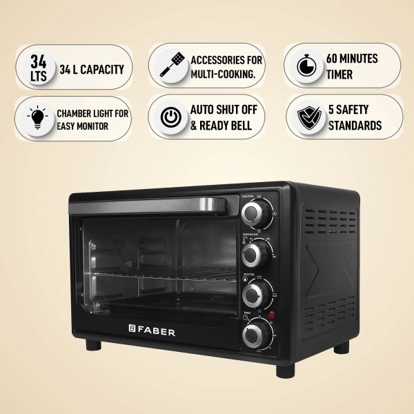 30278 ELECTRIC OVEN FREE STANDING FOTG BK 34 L