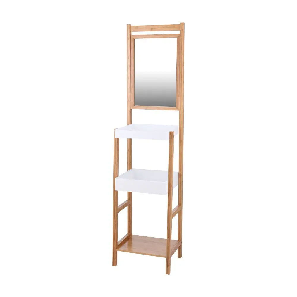 61112 ELVITA 3 TIERS STORAGE RACK W/MIRROR NA 