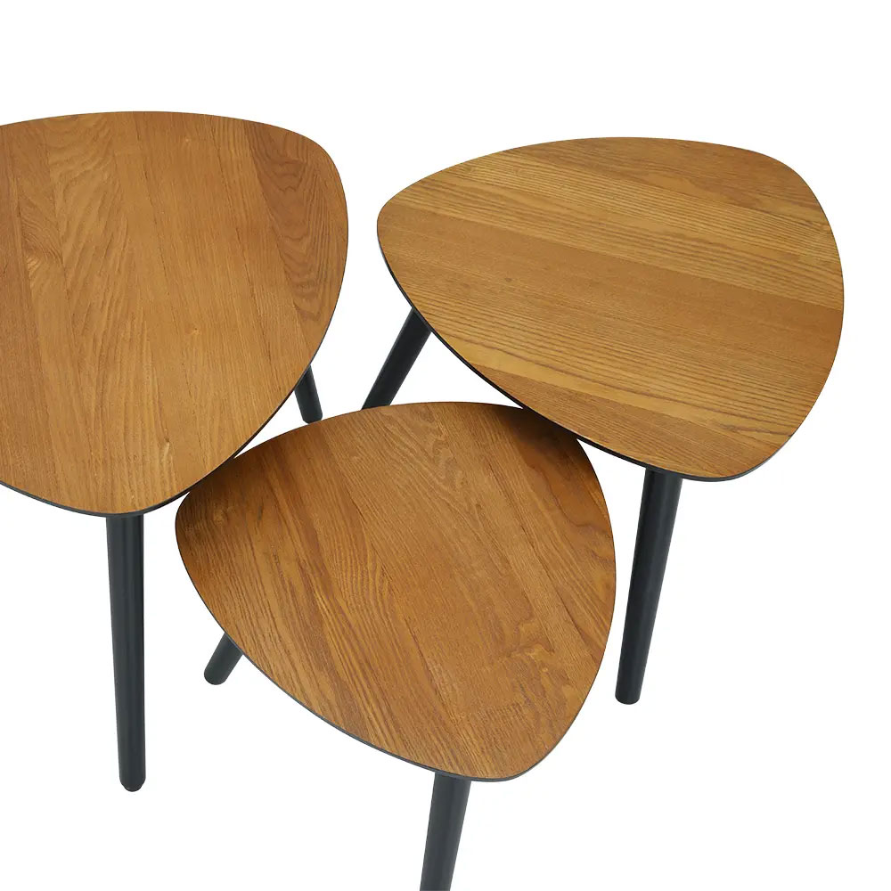 66509 SORA NESTING TABLE 3 PCS. 50CM NT/BK