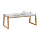 66510 LUCAS CENTER TABLE 87X45X32CM BL/NT