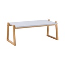 66510 LUCAS CENTER TABLE 87X45X32CM BL/NT