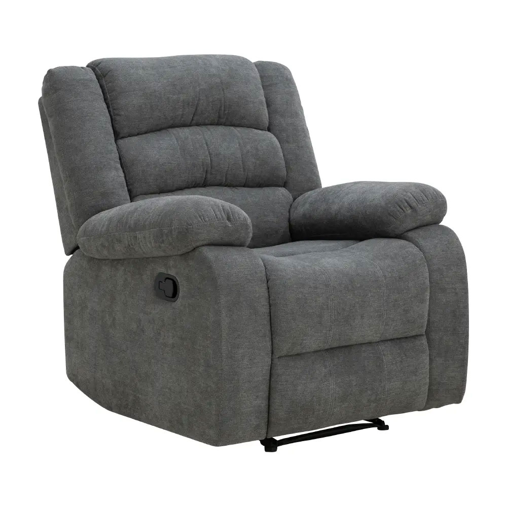42447 JAYDEN FABRIC MANUAL RECLINER 1/S GY 